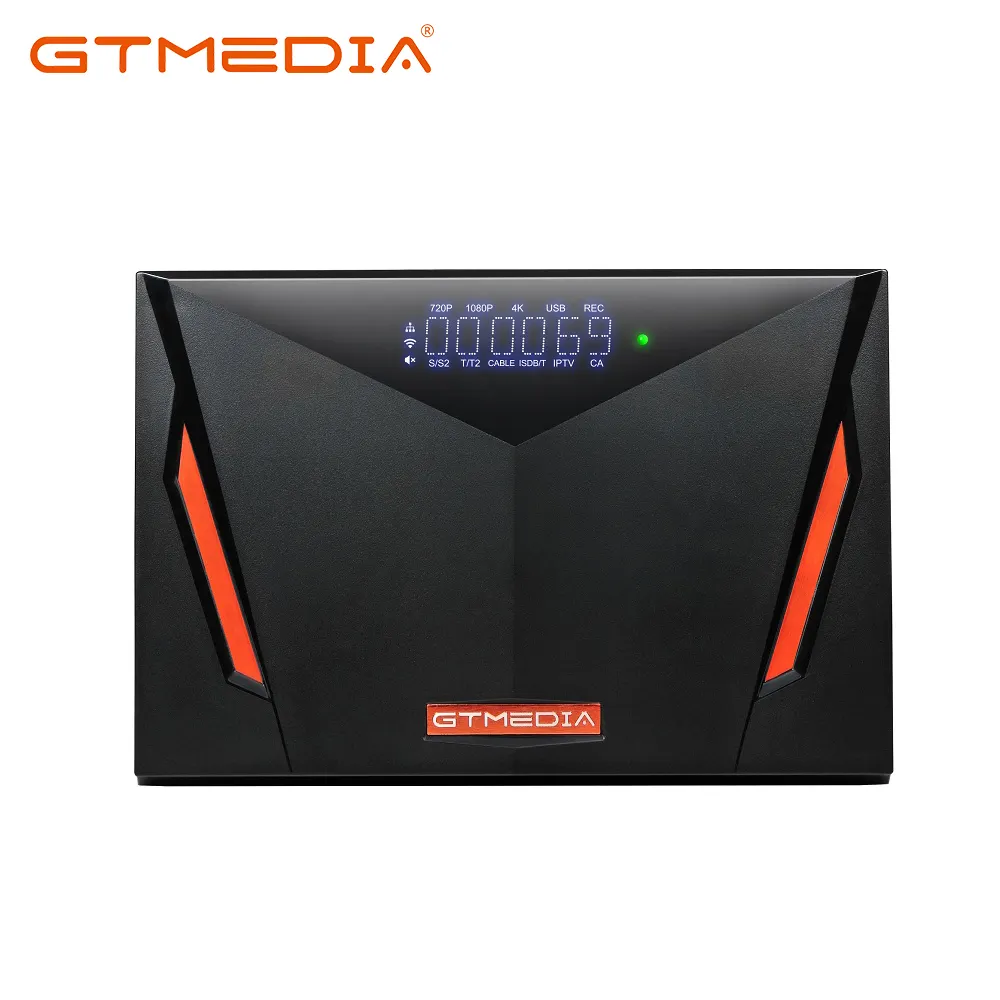 GTMEDIA V8 UHD FTA decodificador de satélite IPTV 4K H.265 T2MI Auto Biss con ranura para tarjeta CA DVB S2X T2 C receptor de TV