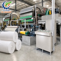 Mesin Konversi Kertas Toilet YIDAFA Baru, Motor PLC, Pompa, Bahan Baku Pulp Bambu, 5 Ton/Hari, Mesin 2000kw