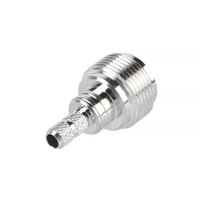 Connecteur femelle de type N IEC 61169-16 N-K7D pour câble LMR400 RG8 RG213, assemblage de câbles, connecteur RF de communication, fabricant OEM