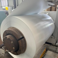 Bobine d'acier PPGL 0,45 mm 0,5 mm 0,6 mm, tôle Galvalume prélaquée PVDF pour la fabrication de profilés de toiture trapézoïdaux