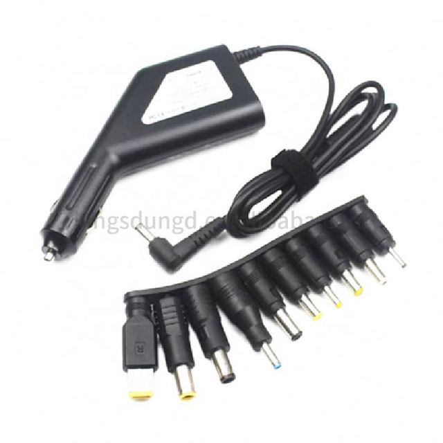 On-board 19V voltage multi-function power adapter vehicle notebook charger maintenance common +10 interfaces