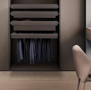 HNOSS Five-layer <strong>Wardrobe</strong> Hanging Basket <strong>Drawer</strong> Closet Jewelry <strong>Drawer</strong> <strong>Inserts</strong> Soft Close Undermount <strong>Drawer</strong> Basket - Product Image 2
