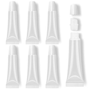 Emballages cosmétiques souples rechargeables de 15 ml avec logo personnalisé, tubes vides pour gloss à lèvres, vente en gros - Product Image 1