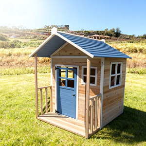Casita de Juegos de Madera Ecológica de Taizhou Eurasia, Resistente al Agua, para Uso en Villas, Diseño Tradicional Prefabricado de Madera, Casita de Jardín para Niños - Product Image 2