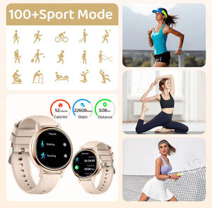 AK88 Smart <b>Watch</b> 1.26" 360*360 BT Call Voice Assistant 123 Sport Modes Female Menstrual Tracking IP68 Waterproof Lady Smartwatch - Product Image 6