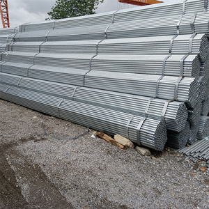 Tuyaux en acier galvanisé non allié à chaud (Q235/Q345) Tailles 1/2 3/4 1 pouce 1,5 pouce Services de découpe/soudage pour la décoration des bâtiments - Product Image 2
