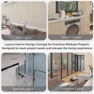 Cabane préfabriquée Apple, bâtiment préfabriqué en conteneur doté de la technologie, design moderne, <span class=keywords><strong>maison</strong></span> <span class=keywords><strong>à</strong></span> montage rapide pour hôtel, appartement - Product Image 5