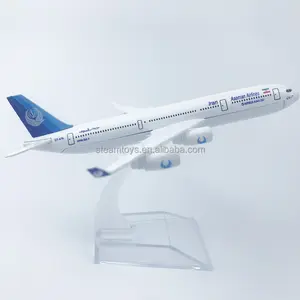 OEM 16CM धातु विमान मॉडल एयरबस A340 विमान मॉडल बोइंग 340 जस्ता मिश्र धातु Diecast खिलौने स्वीकार कस्टम लोगो