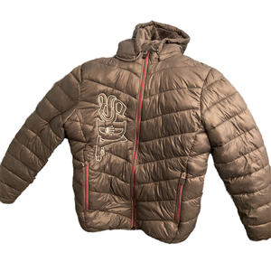 High Quality New Arrival <b>Men's</b> Winter Custom Made Canvas SDL <b>Jacket</b> Zipper Closure Breathable Waterproof Puffer Front Logo Stand - Product Image 2