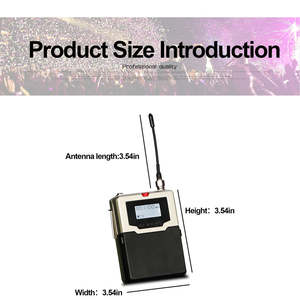 Sistema de Monitoreo Inalámbrico UHF de 2 Canales OEM J2 Professional para Escenario, Estudio de Grabación, Músicos - Product Image 3
