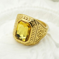 Bague pour homme RH Vintage personnalisable avec runes multicolores, en acier inoxydable plaqué or 18K PVD de haute qualité, bijoux de mode