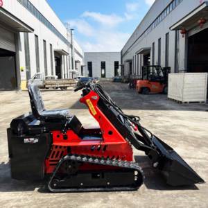 Chinesische Fabrik 520 Gummi-Raupenlader Kompakte Mini-Erdbewegungsmaschine für Schneeräumung zum Verkauf - Product Image 4