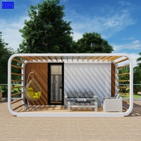 Nouveau produit CDPH : Cabane en forme de pomme portable, maisonnette préfabriquée pour locations de vacances de luxe