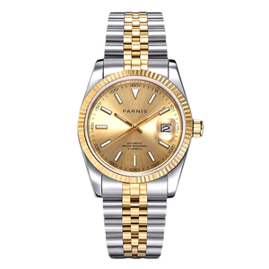 Роскошные автоматические механические мужские часы классические бревенчатые кольца Meiyouda с 8215 механизмом из стали с пятью бусинами 20 мм 39 мм - Product Image 5