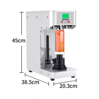 Machine de scellage automatique électrique pour canettes et bouteilles de boissons, café, thé aux bulles, thé au lait, plastique PET