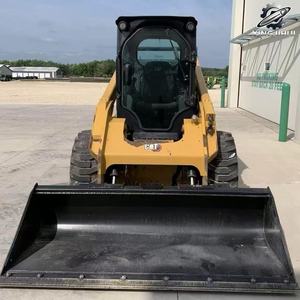 Chargeuse sur pneus Caterpillar272D3 d'occasion, chargeuse compacte, 4 tonnes, godet de 1 m³, marque japonaise d'origine, faible nombre d'heures, certifiée CE, d'occasion - Product Image 4