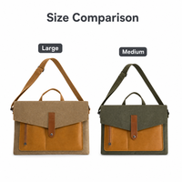 Sac pour ordinateur portable en papier kraft patchwork, unisexe, à porter à la main, à l'épaule ou en bandoulière, sacoche multifonctionnelle OEM ODM