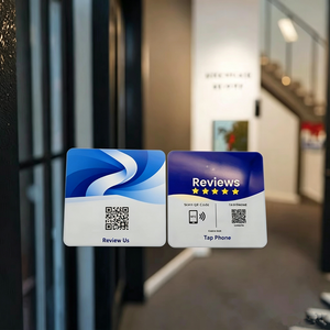 Groothandel fabrieks prijs op maat gemaakte PVC waterdichte NFC 213 215 NFC mini tag sleutelhanger 13.56MHz RFID slimme epoxy visitekaartje betaling - Product Image 5