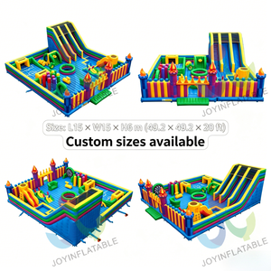 Parc <span class=keywords><strong>d</strong></span>'attractions gonflable <span class=keywords><strong>de</strong></span> qualité supérieure, château gonflable robuste avec <span class=keywords><strong>jeux</strong></span> amusants pour les <span class=keywords><strong>loisirs</strong></span> en plein air, usage commercial - Product Image 2
