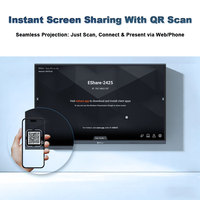 Pizarra Interactiva Inteligente de 75, 86, 98 y 110 Pulgadas, Pantalla LCD Android 4K, Proveedor de Pizarras Interactivas