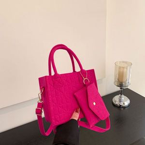 Bolso Bandolera de Moda para Mujer 2025 ZY Vintage de Lujo, de Alta Calidad, Elegante, de Fieltro, con Cremallera, Antirrobo, Impermeable - Product Image 5