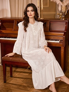 Pijama de Alta Qualidade Estilo Dubai em Tecido Macio para Mulheres Islâmicas, Roupas de Lazer para Casa - Product Image 2