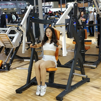 Machine de presse d'établi iso-latérale commerciale TZ-8101 | Équipement de gymnastique de presse de poitrine chargée par plaque