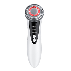 Masajeador Facial Galvánico 4 en 1 con Compresa Cálida, Microvibración, Luz Roja y Azul, Fototerapia, Reafirmante y Lifting - Product Image 1
