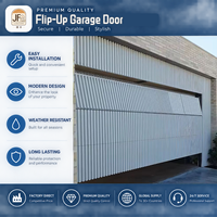 Moteur de porte de garage en alliage d'aluminium, écoénergétique, personnalisable, design moderne en grain de bois ondulé, étanche, pour extérieur
