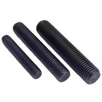Fully Threaded Stud | Black Oxide High-Strength Threaded Rod 8.8 10.9 12.9 Grade All-Thread Hanger Rod with Black Oxid