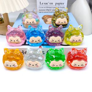 Tortuga brillante de arena que fluye luminosa, conejo Mengmeng, figurita de Maneki Neko y bolsa ciega de Grandpa - Product Image 3