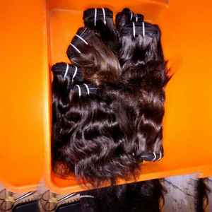 Extensions de cheveux naturels indiens Remy 100 %, les plus vendues, cheveux bruts de temple avec double trame machine, 100g - Product Image 1