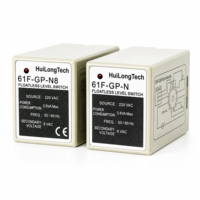 Relais de niveau de liquide automatique industriel haute puissance série 61F 110V/220V 8 broches/11 broches - Alarme de contrôle de niveau d'eau anti-brûlure à sec LED rouge