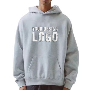 Sudadera con Capucha Extra Grande de Felpa de Algodón Personalizada, a la Moda, Informal, Cortavientos, Gruesa, para Hombre - Product Image 5