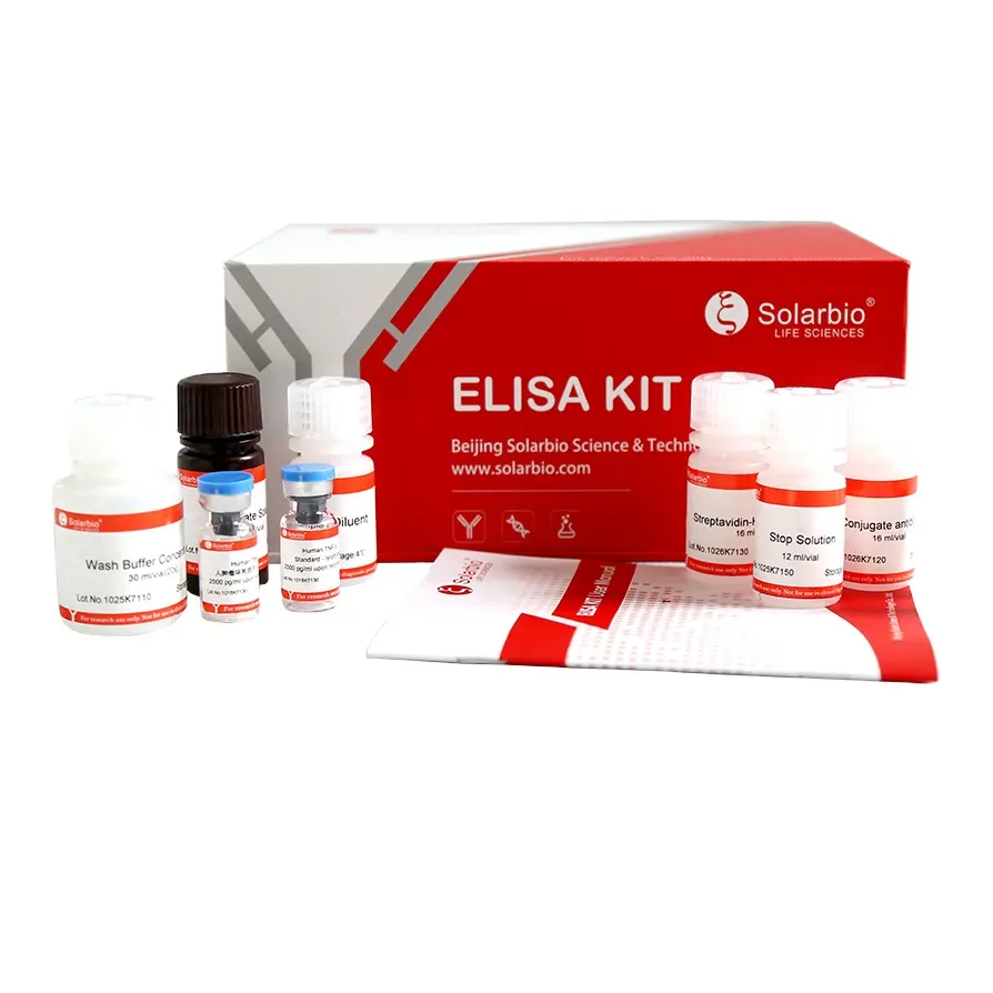 Solarbio Kit de haute qualité du facteur de croissance GDNF Elisa dérivé des cellules gliales humaines pour la recherche scientifique