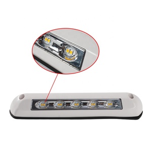 HEYRV 12V 24V White Black High Quality Caravan <strong>Awning</strong> Porch Waterproof <strong>Light</strong> for Travel Trailer Camper Motorhome Caravan Boat - Product Image 5