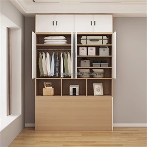 Customize Inexpensive Multifunctional Tatami Bedroom Sets Built-in Wooden <b>Storage</b> Bed With Desk & Wardrobe for Studio Apartments - Product Image 5