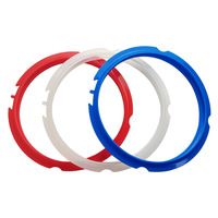 Joint d'étanchéité et bague d'étanchéité en silicone de qualité alimentaire de remplacement pour autocuiseur, hermétique, haute précision, de -40 à 230°C
