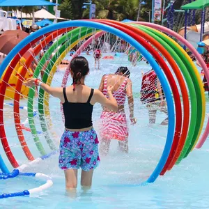 Jeu d'eau drôle pour enfants pour parc d'attractions thème parc d'aventure toboggan en fibre de verre