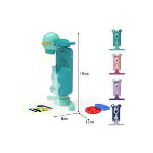 2023 juguetes educativos Unisex para niños 3 en 1 lámpara de proyección proyector de dibujo para fiesta de vacaciones para edades de 2 a 4 años hecho de plástico - Product Image 1