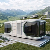 Maison-capsule multifonctionnelle légère, cabine préfabriquée, hôtel mobile pour touristes, espace de repos extérieur pour camping