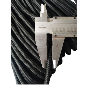 เชือกถักสีดำขนาด 6 มม. แกน PE ชั้นเดียว สำหรับใช้งานเชิงพาณิชย์ เชือกยึด - Product Image 2