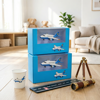 Emballage cadeau sur le thème personnalisé, recyclable, en forme d'avion, avec finition mate pour les jouets des enfants