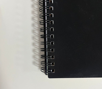 Carnet de planification d'affaires personnalisé avec logo, couverture en papier, reliure spirale A5, 80 feuilles, cadeau promotionnel de bureau
