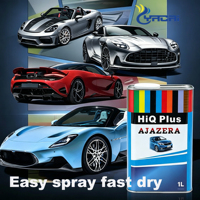 Vernis automobile premium 2K à haute teneur en solides, effet miroir pour peinture automobile, couche de finition en spray acrylique pour réparation de carrosserie