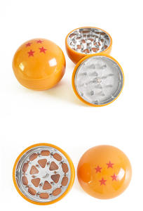 Broyeur à tabac sphérique de 50 mm à 3 couches <span class=keywords><strong>en</strong></span> alliage de zinc et plastique, design boule énergétique, MOQ 12 - Product Image 6