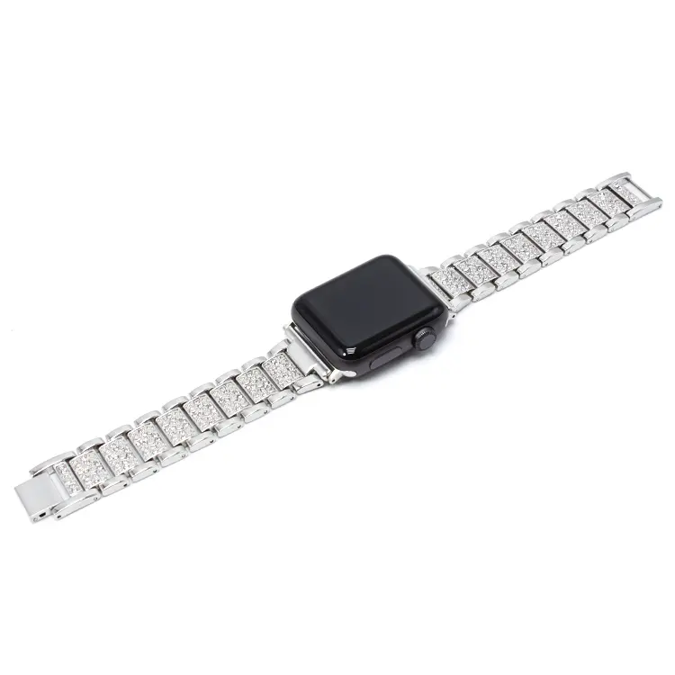 Smart Watch Strap Fashion Luxury Gold Metal Replaceable Stainless Steel Watch Bands for Apple Watch