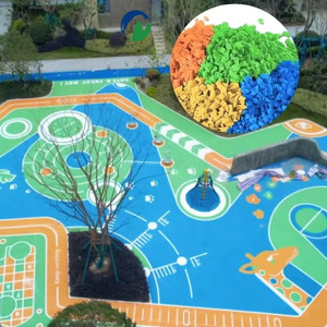 Sân chơi an toàn cho trẻ em mcg ướt đổ hạt cao su EPDM và sàn cao su - Product Image 2