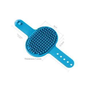 Brosse de Douche pour Animaux en Silicone Souple avec 285 Nœuds de Massage et Distributeur de Shampooing – Brosse de Toilettage et de Nettoyage pour Chiens et Chats - Product Image 3