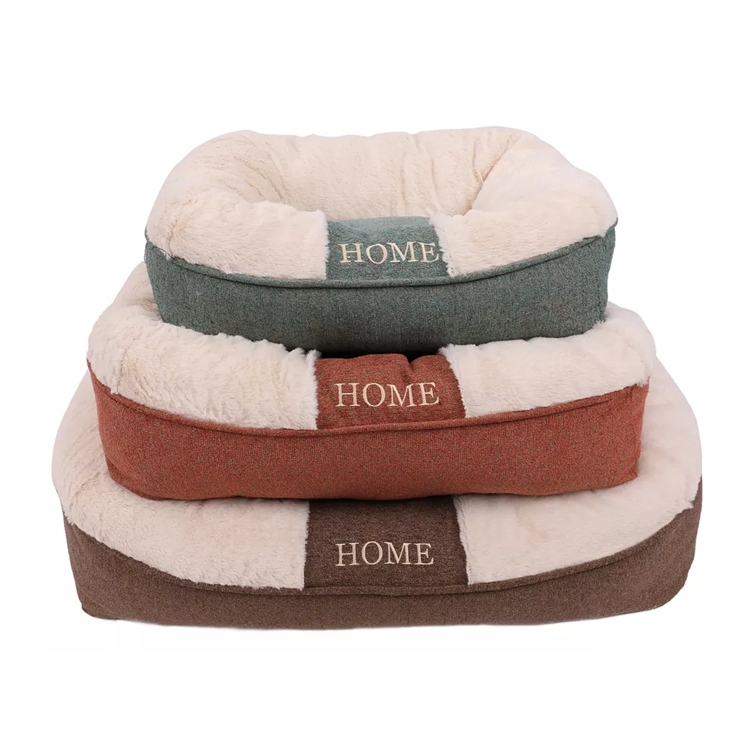 Camas Para De Perros полиэстеровая плюшевая твердая оптовая продажа hundebett высококачественная плюшевая кровать для собаки диван товары для домашних животных кровать для собаки кошки
